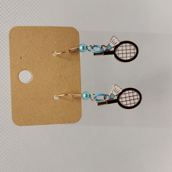 Badminton Earrings - Picture 1 of 3